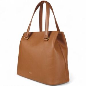 Samsonite Large Lipault Plume Elegance Leather Tote with detachable clutch NWT
